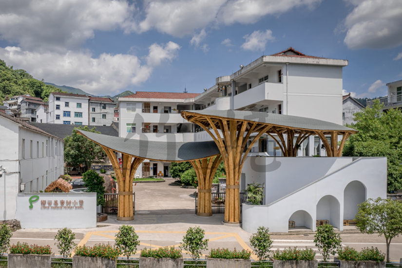 缙云县章村小学校门