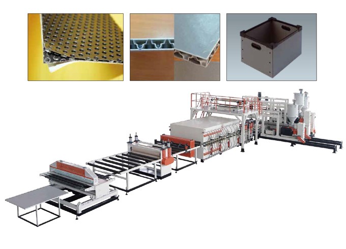 PP Honeycomb sheet machine line