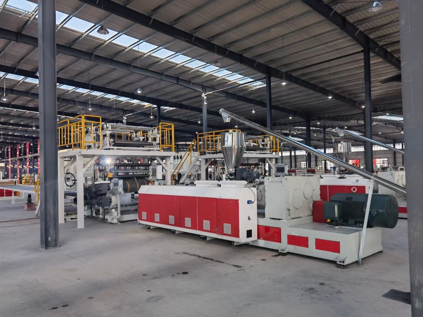 PVC imitation marble sheet machine