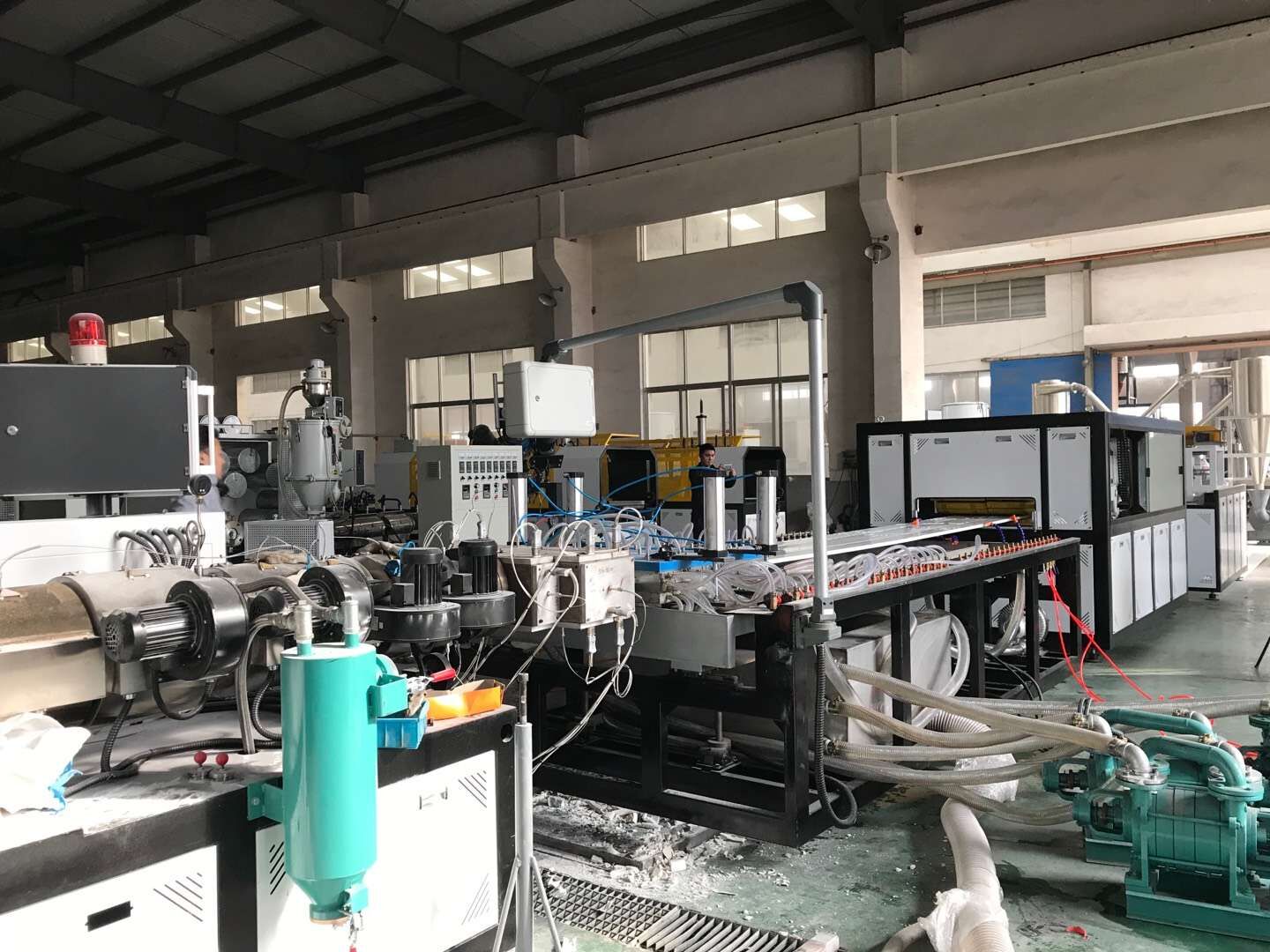 PVC ceiling panel machine