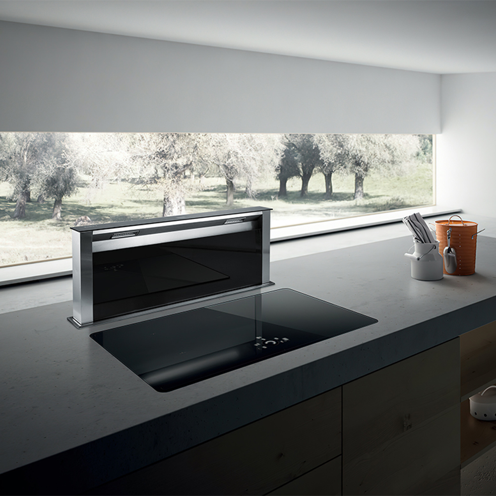 嵌入式 自动升降式油烟机  383D