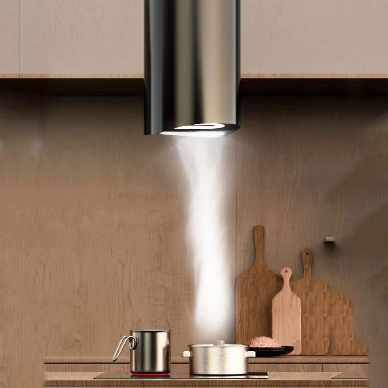 Cylindrical Island Cooker Hood 370-35H