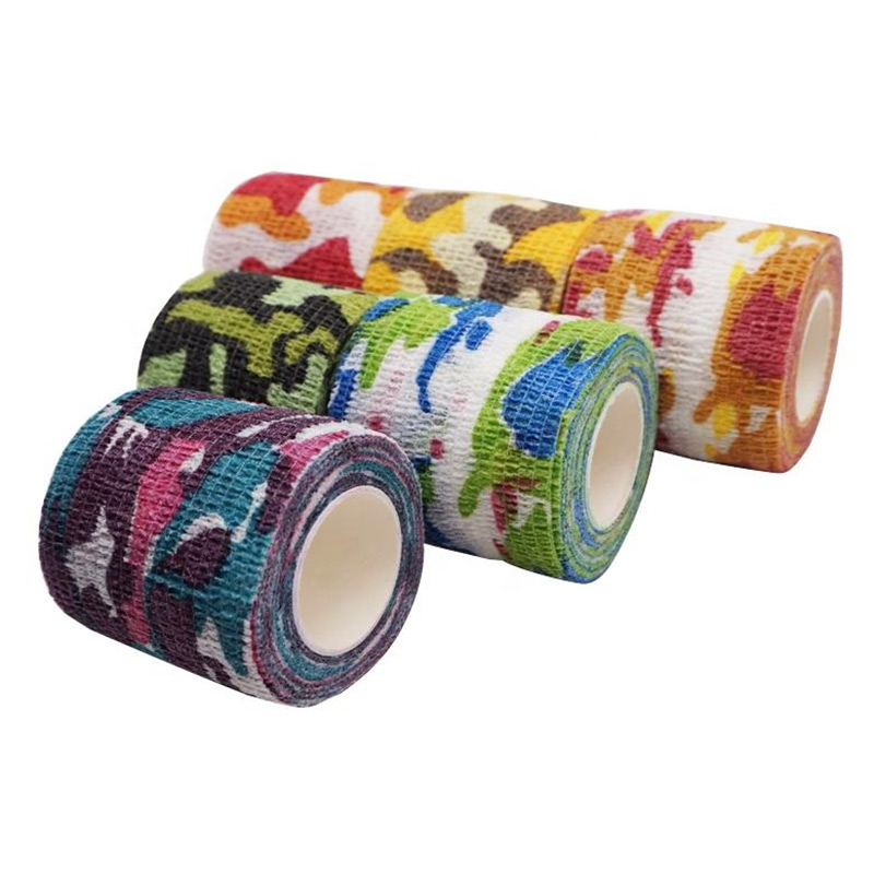 缝边多色印刷无纺布自粘绷带