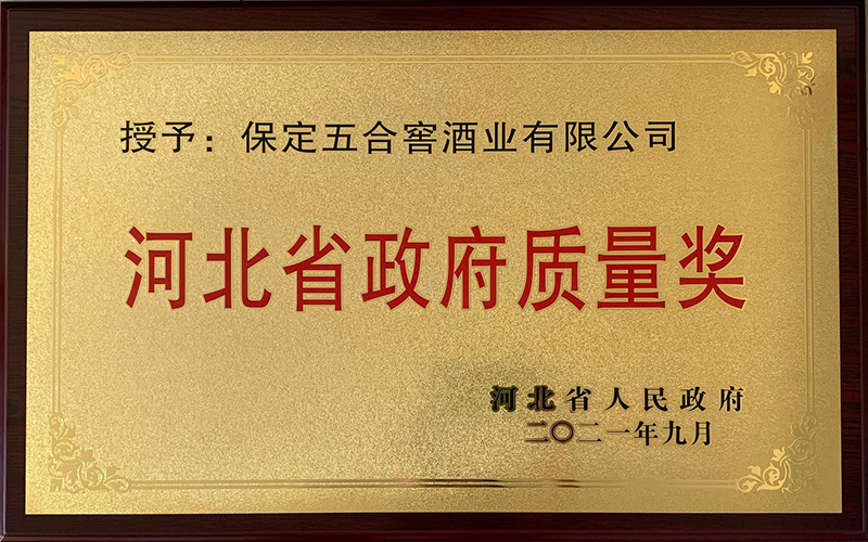 河北省政府质量奖