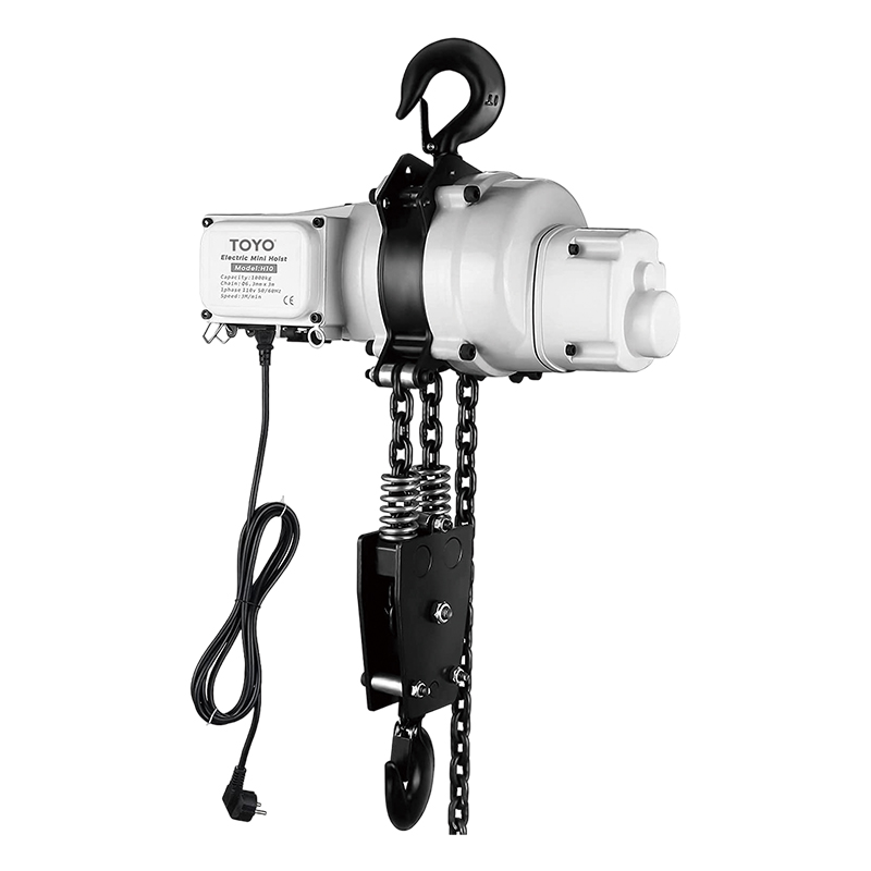Mini Electric Chain Hoist With Hook | TOYO MINI 電気チェーンブロック 吊り下げ形
