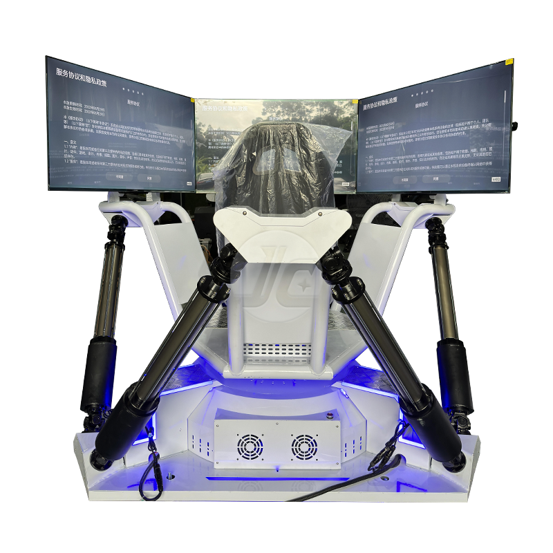 6 DOF 3 Screens VR Car Racing Simulator