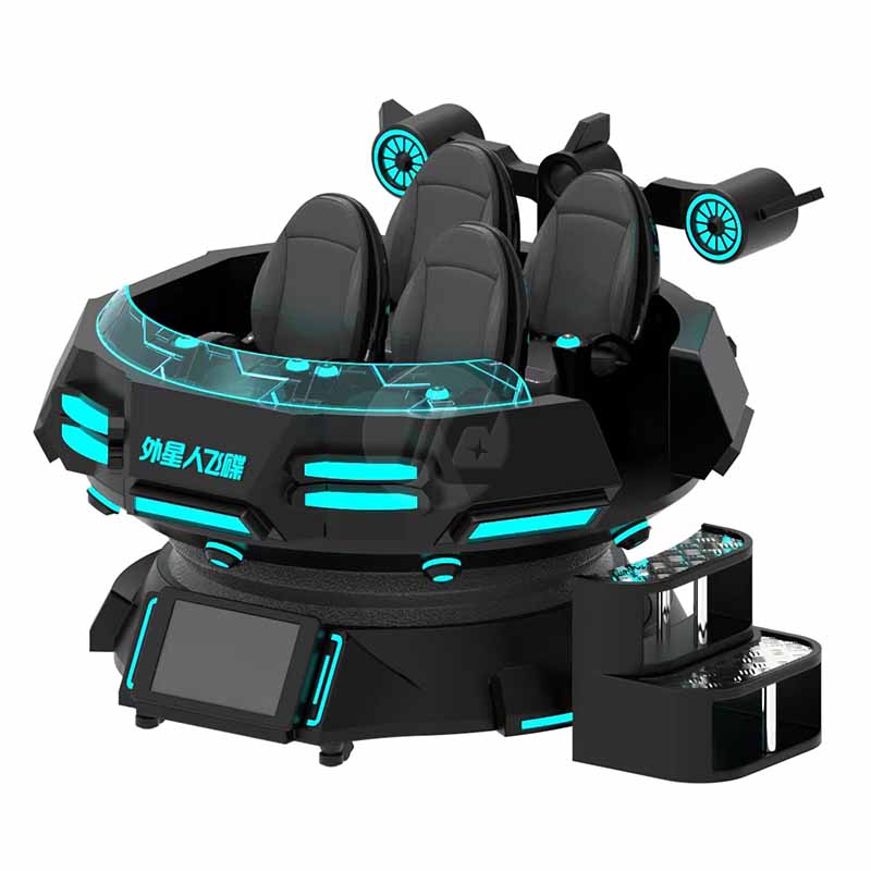 4 Seats Virtual Reality Equipment Flying UFO