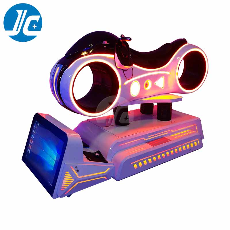 VR Arcade Full Motion 9D VR Racing Game Simulator Machine