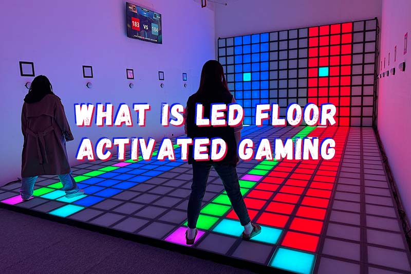 What are LED Floor Activated Games?