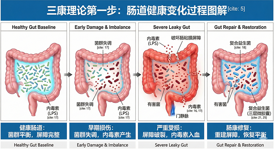 肠康图解