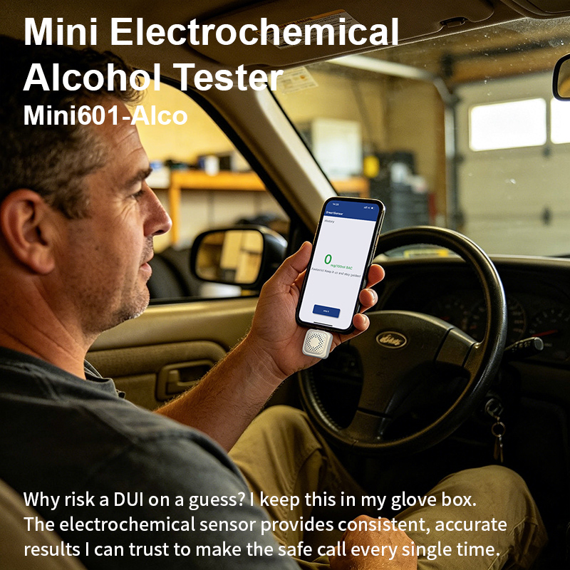 This is exactly where a electrochemical alcohol tester becomes a practical tool.