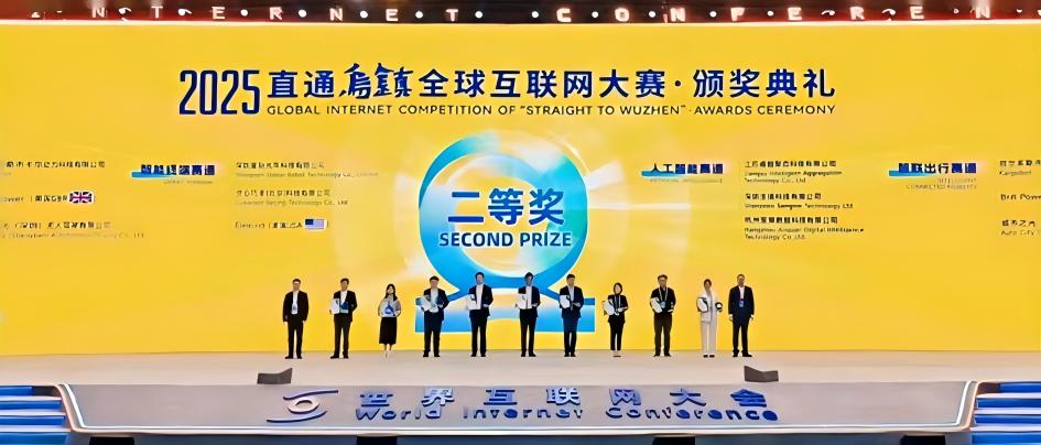 睿智聚合荣获2025“直通乌镇”全球互联网大赛二等奖