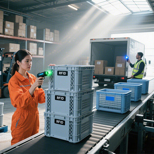 RFID Logistics Turnover Box: RFID Solution to Make Logistics Management Smarter