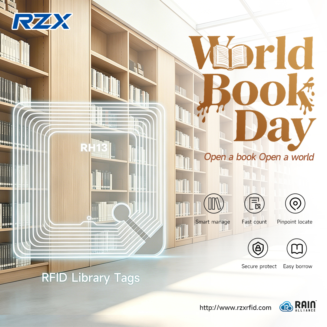 World Book Day 2026: Optimize Library Management with RZX RFID Tags