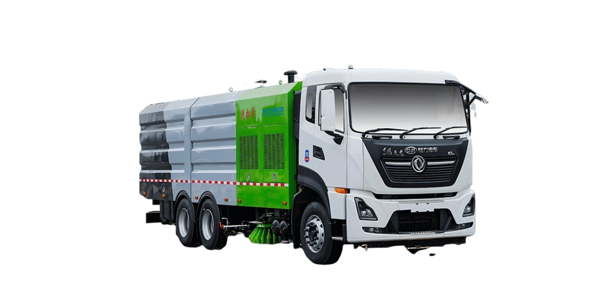 Washing and sweeping vehicle