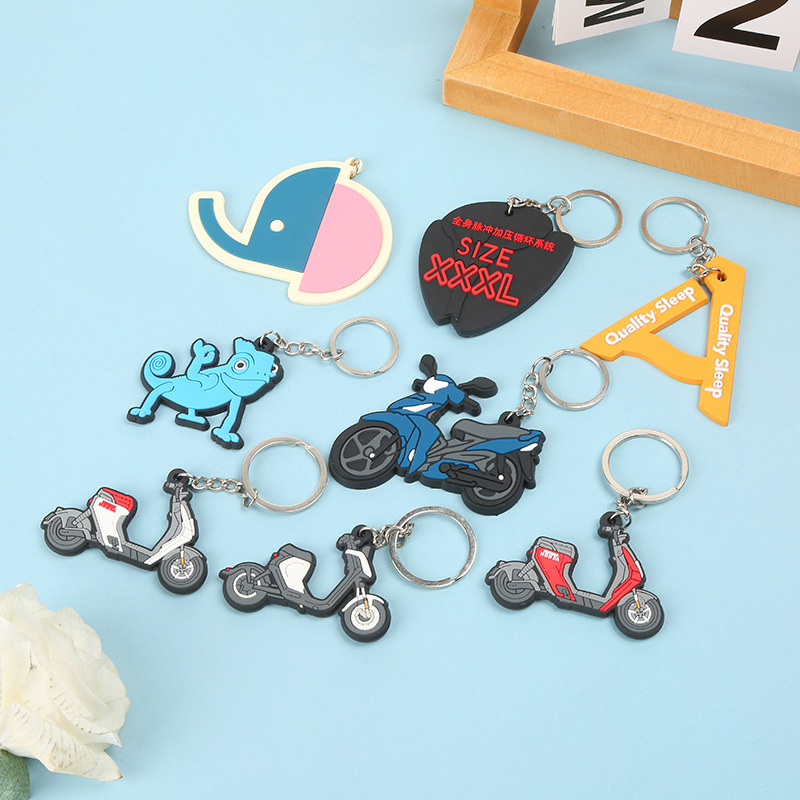 Custom Shape PVC Keyring