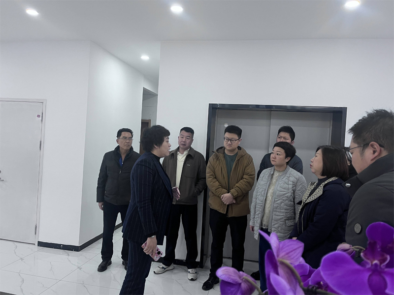 沙市区招商考察团访问技葳检测技术有限公司