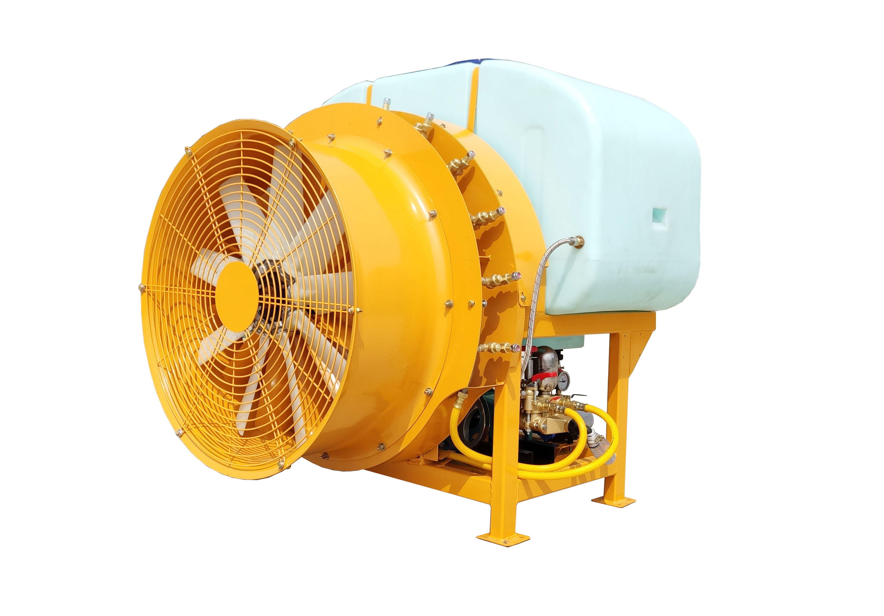 如何确认拖拉机背负式果园风送打药机配置是高还是低呢？