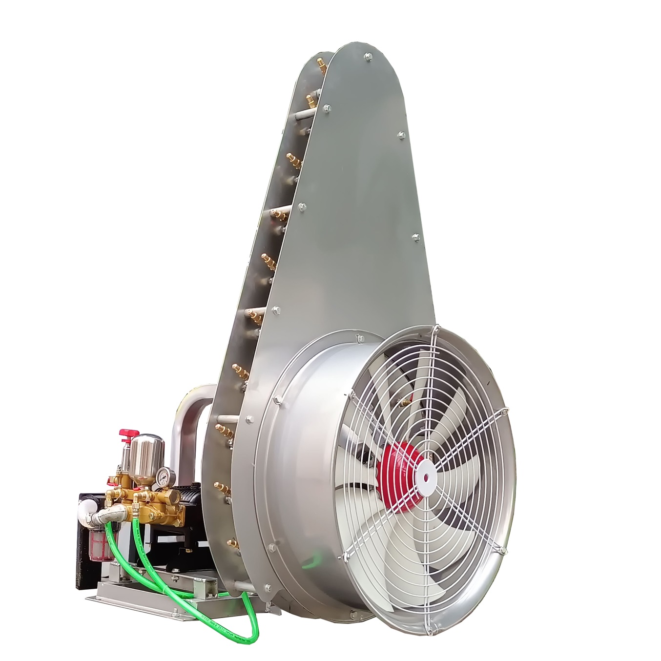 Truck mounted garden sprayer with tower