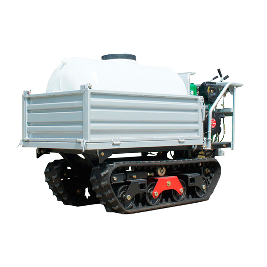mini crawler type truck dumper with sprayer