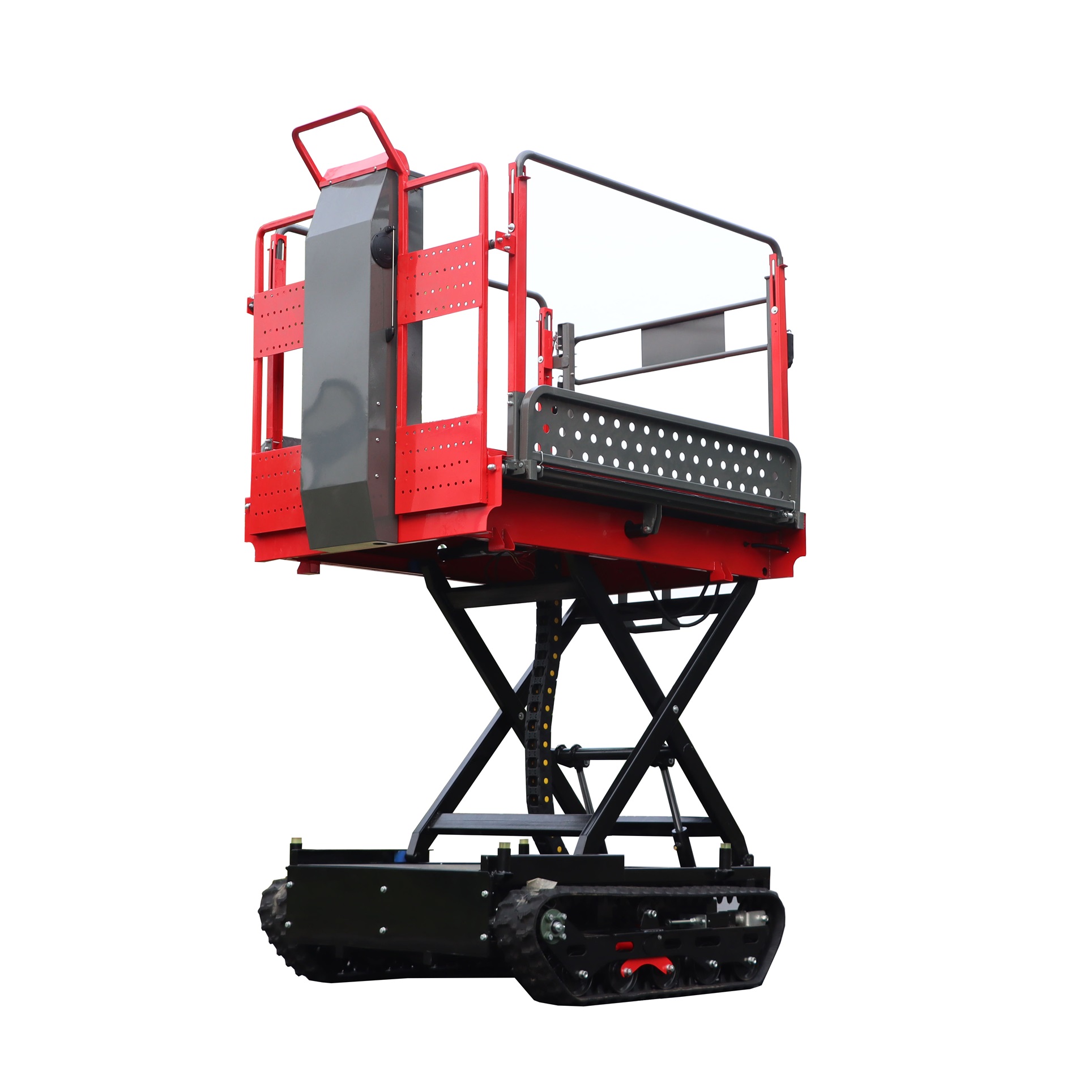 Electric orchard crawler type lift platform - LINYI WALI MACHINERY 