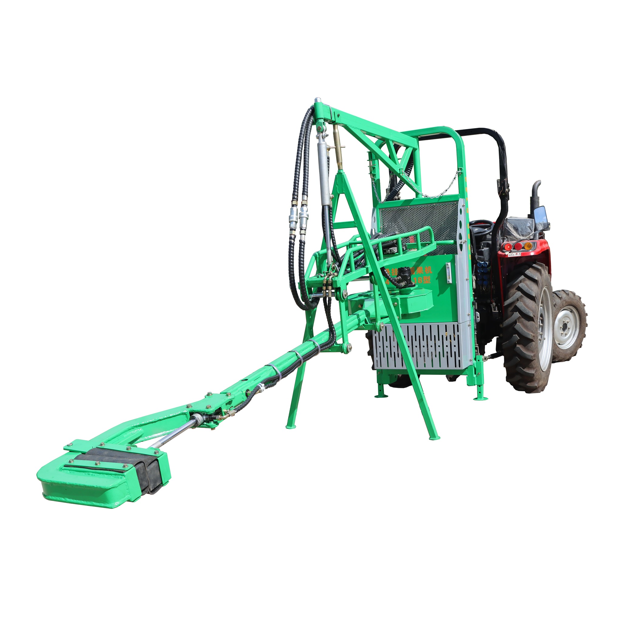 Tractor Mounted pecan tree shaker machine