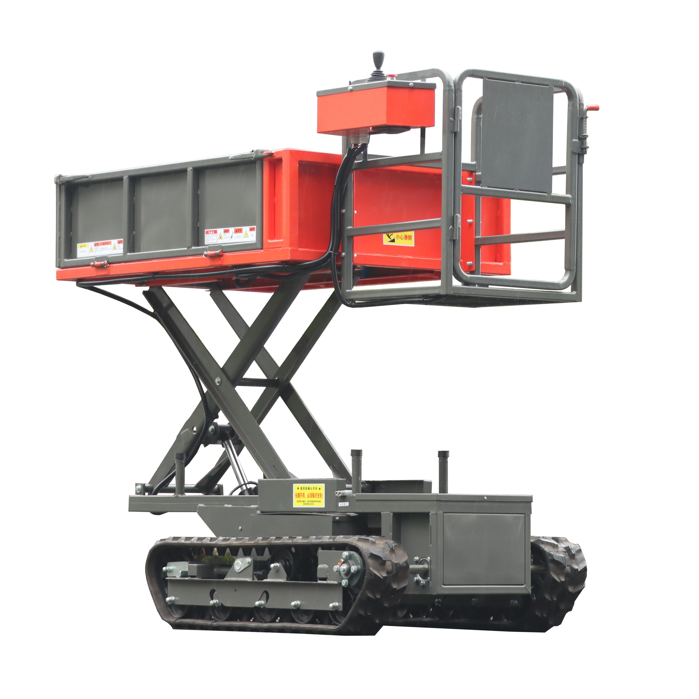 电动履带果园液压升降工作采摘平台