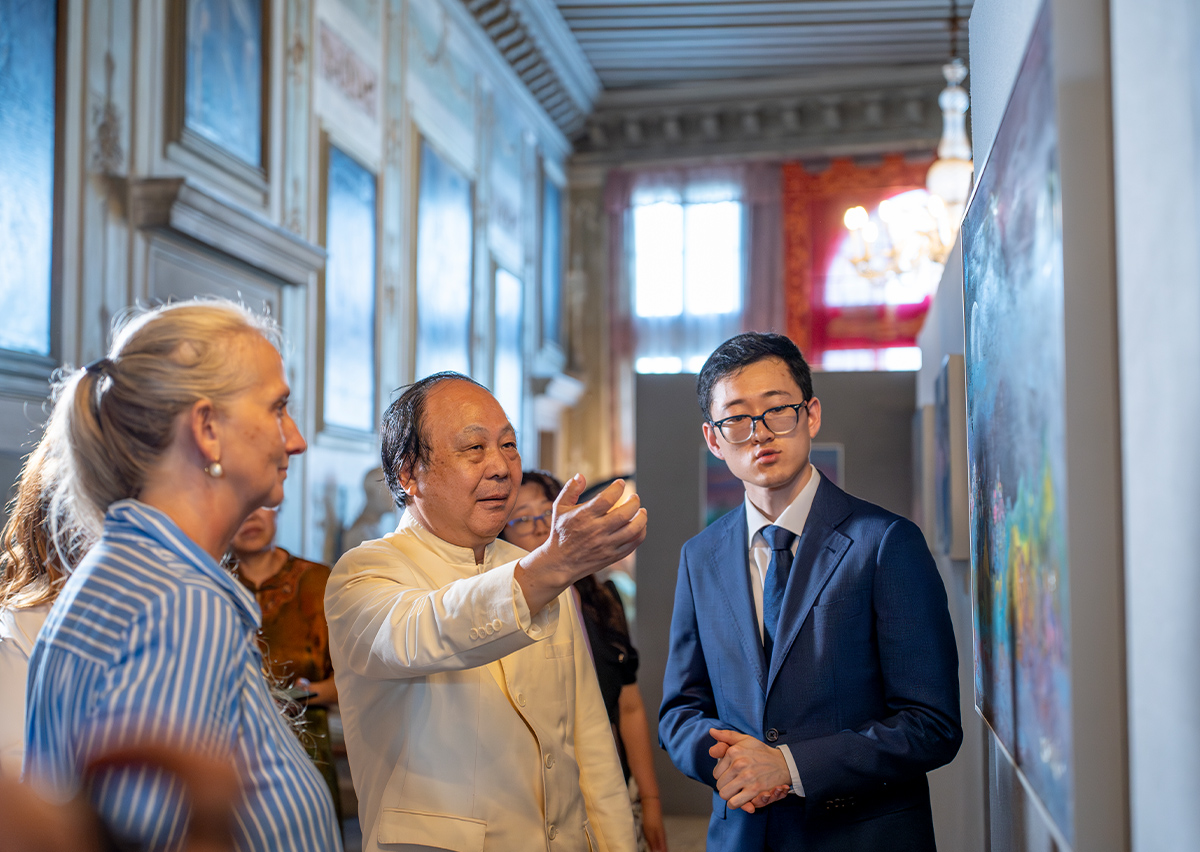 从元点出发-刘佑局个人画展作为威尼斯双年展的一部分在玫瑰宫展出