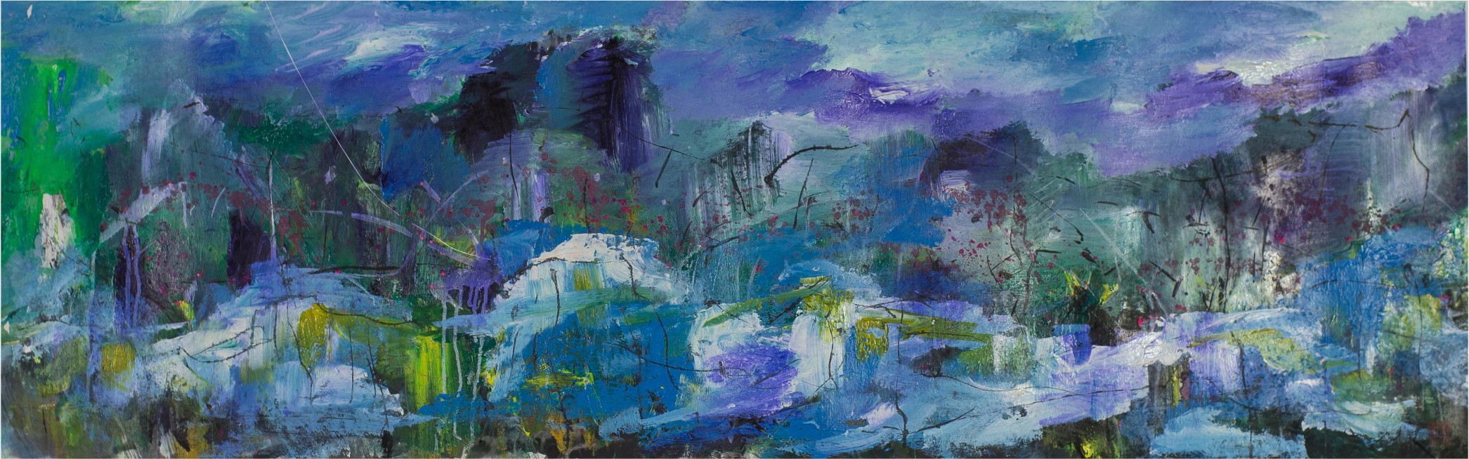 葱茏气象153x48cm