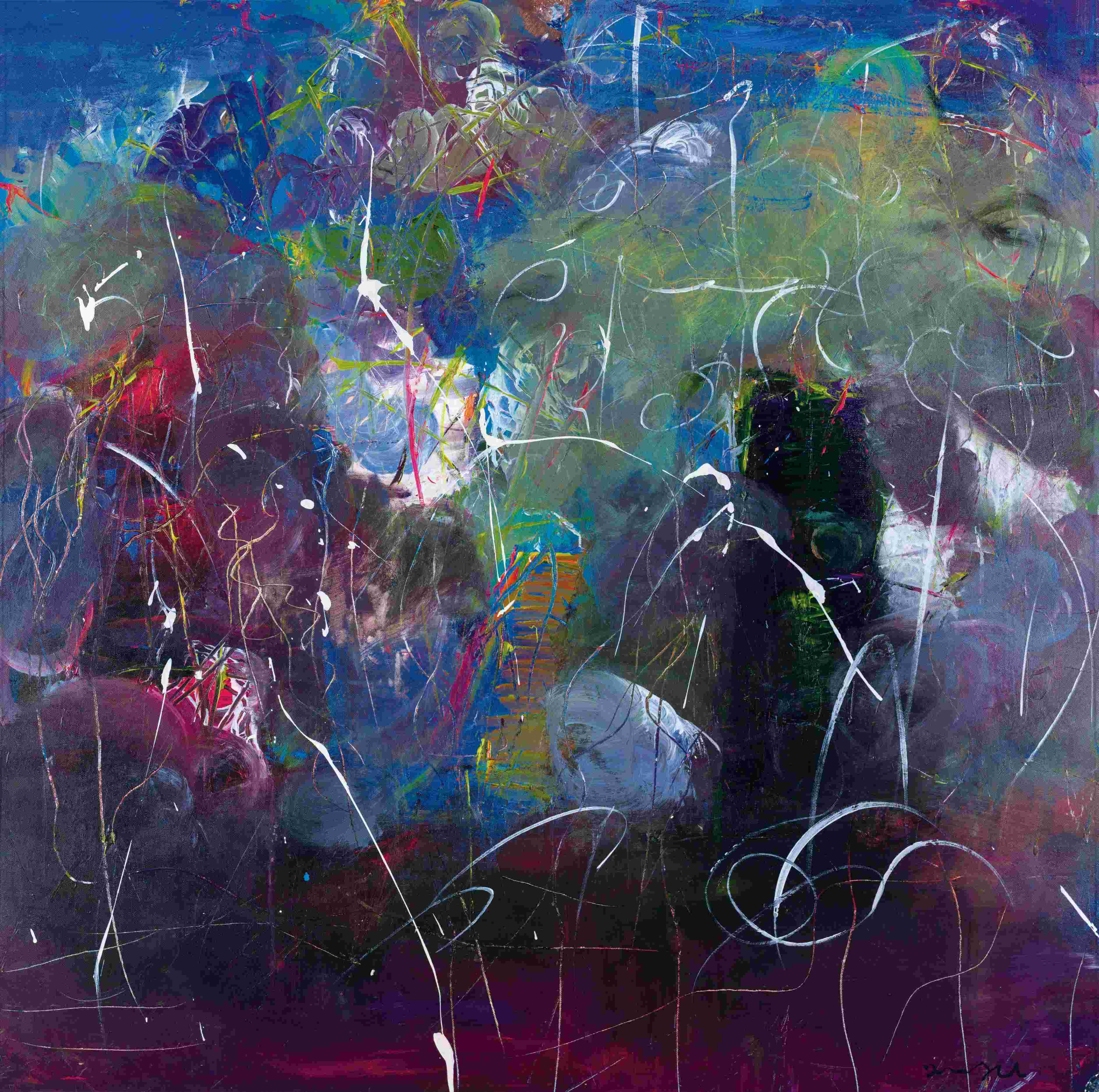 草色生辉105*105cm