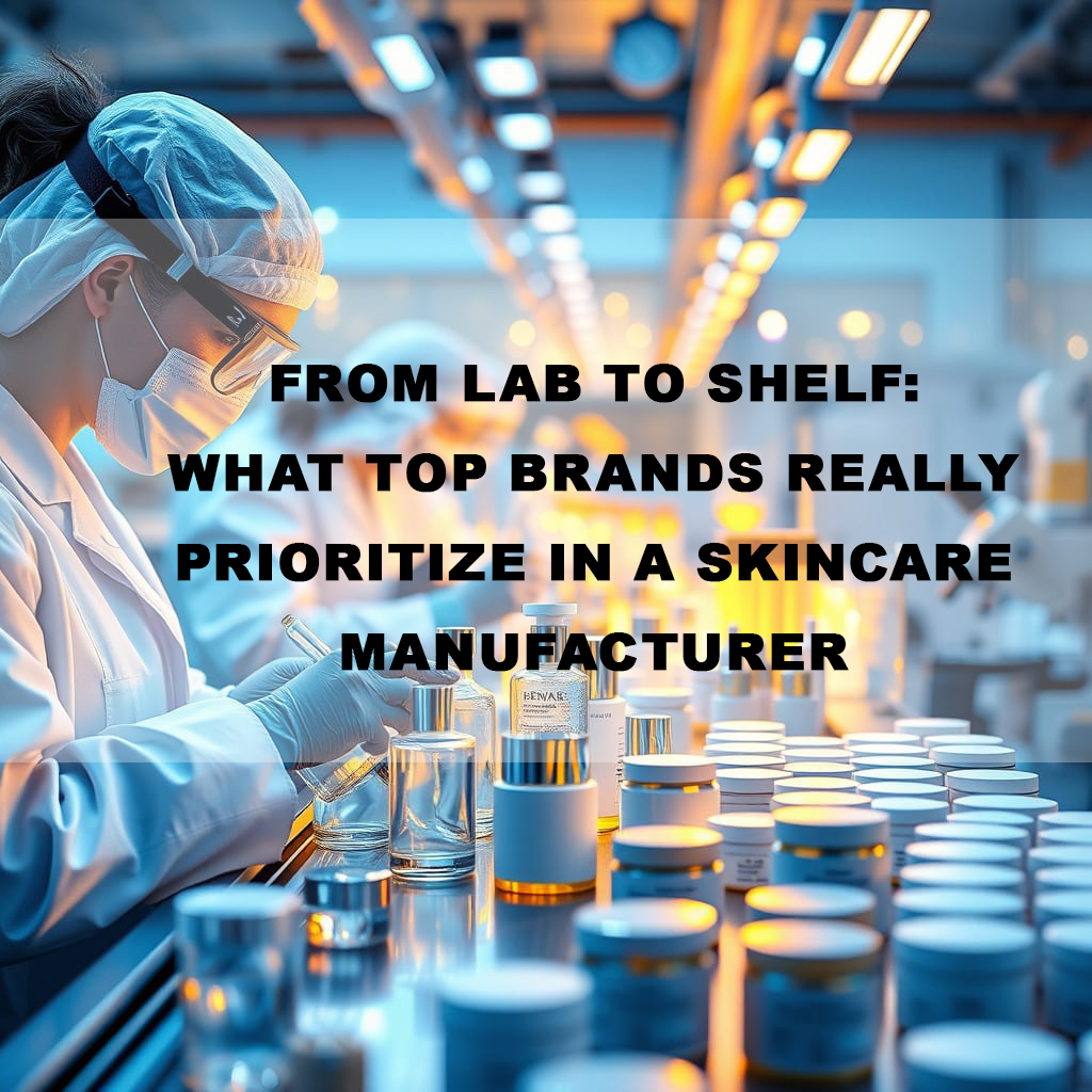 From Lab to Shelf: What Top Brands Really Prioritize in a Skincare Manufacturer