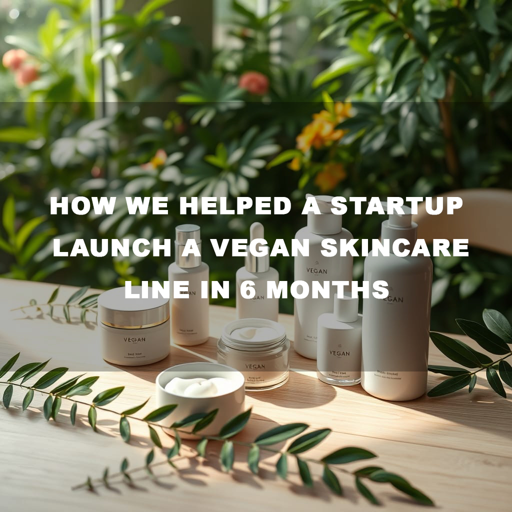 Comment nous avons aidé une startup à lancer une ligne de soins de la peau végétaliens en six mois？