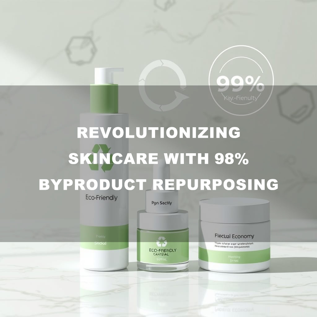 Zero-Waste Manufacturing: Revolutionizing Skincare with 98% Byproduct Repurposing