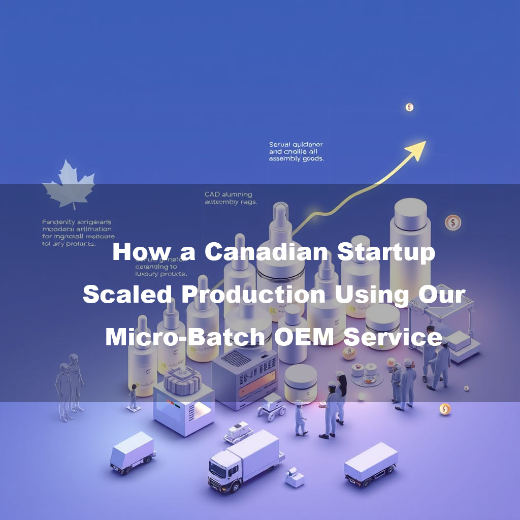 From 0 to $2M: How a Canadian Startup Scaled Production Using Our Micro-Batch OEM Service