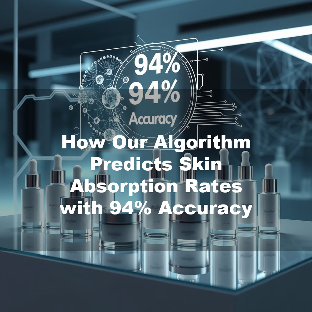 AI-Driven Formulations: How Our Algorithm Predicts Skin Absorption Rates with 94% Accuracy