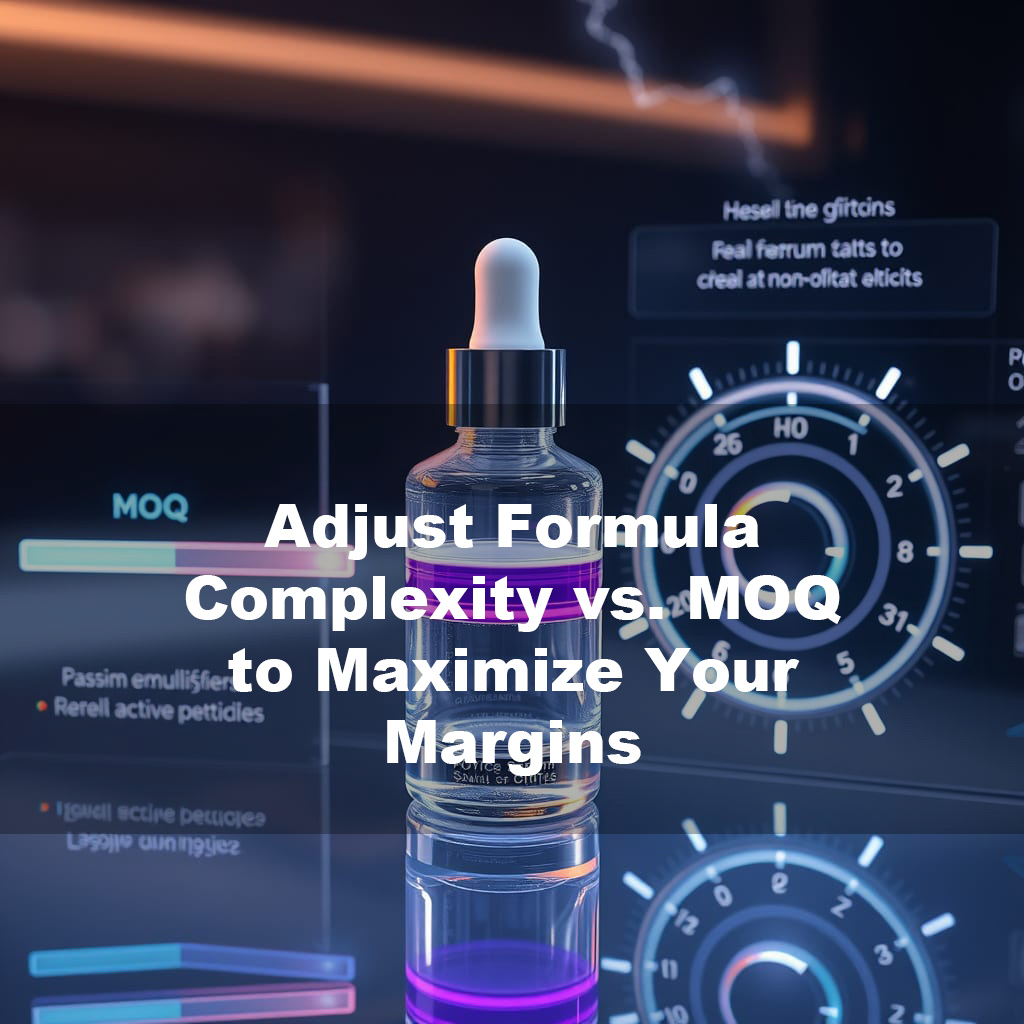 Interactive Cost Simulator: Adjust Formula Complexity vs. MOQ to Maximize Your Margins