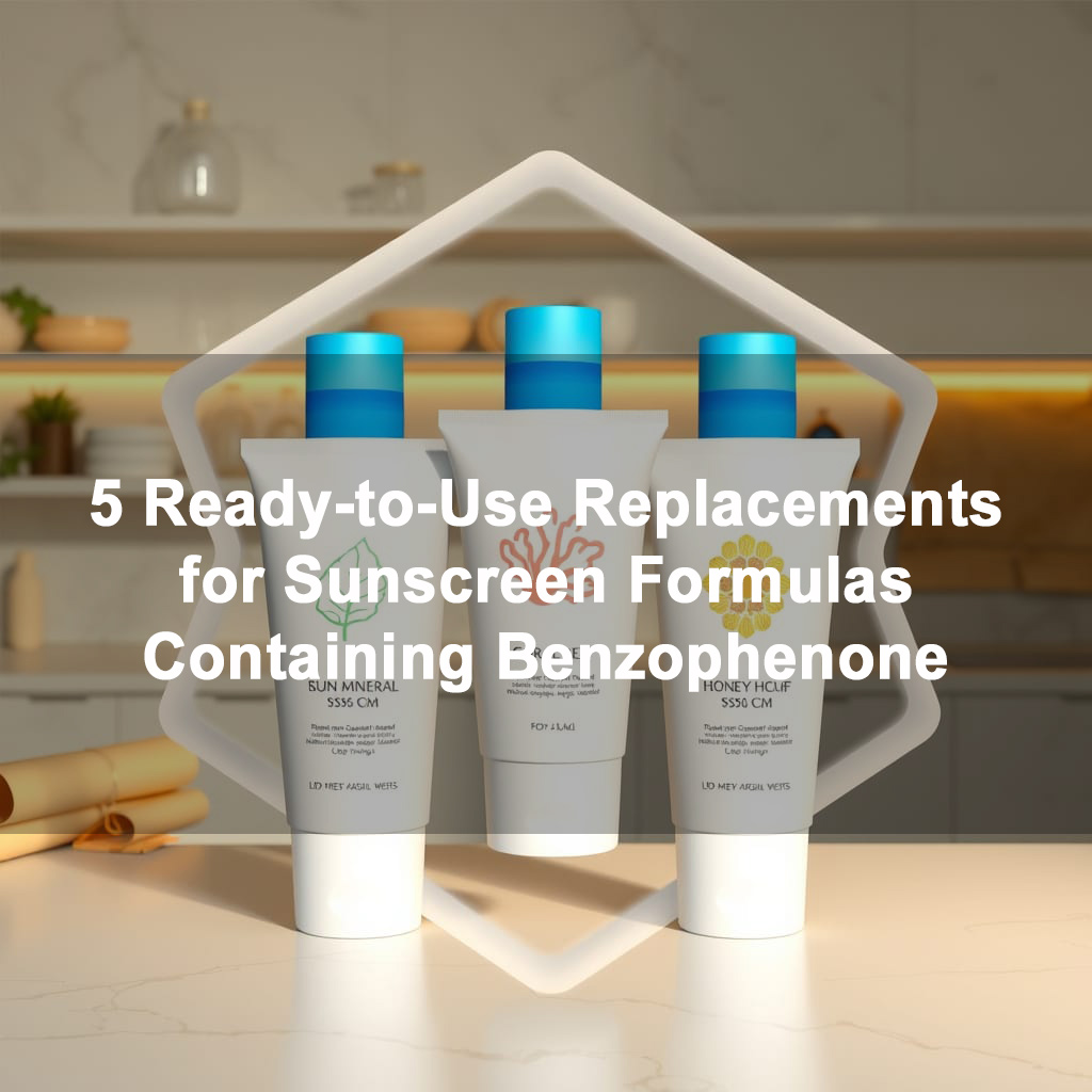 Banned Ingredient Replacement Library: 5 Ready-to-Use Replacements for Sunscreen Formulas Containing Benzophenone