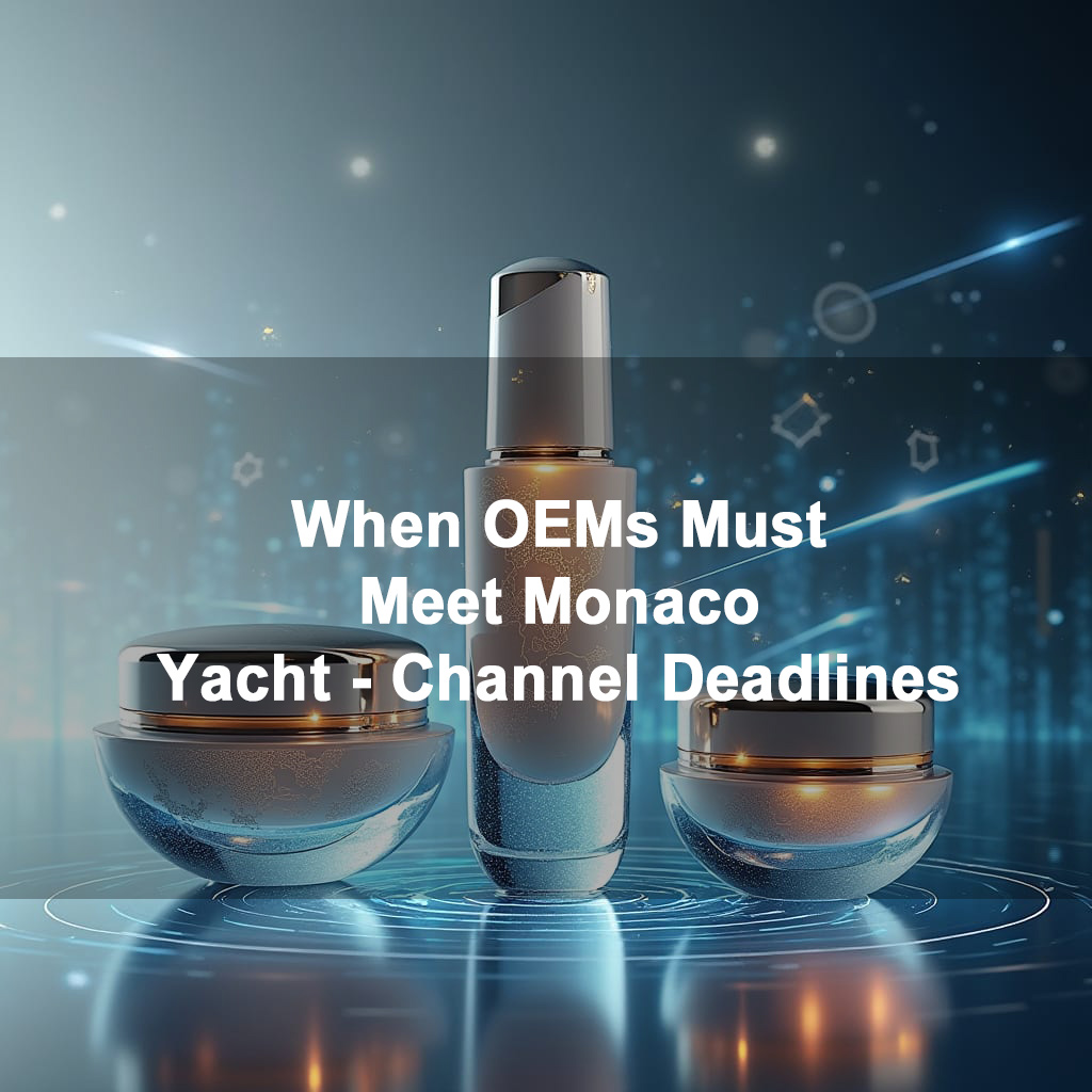 Private Jet Delivery Networks: When OEMs Must Meet Monaco Yacht - Channel Deadlines