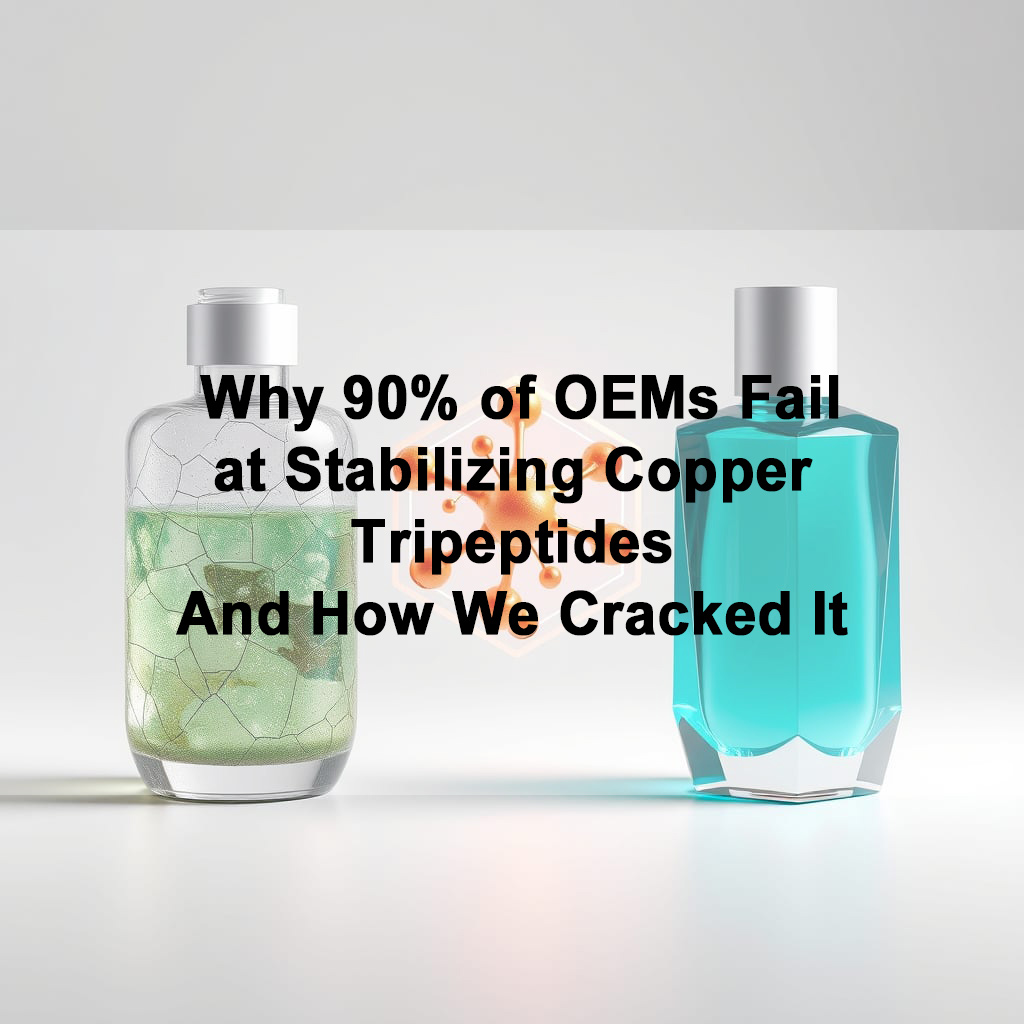 Why 90% of OEMs Fail at Stabilizing Copper Tripeptides (And How We Cracked It)
