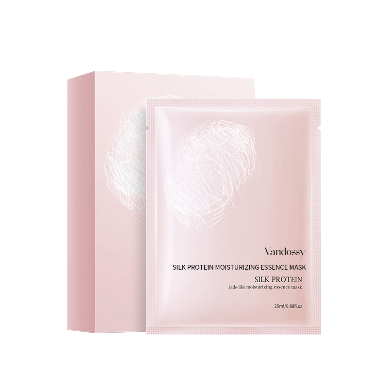 Silk protein mask