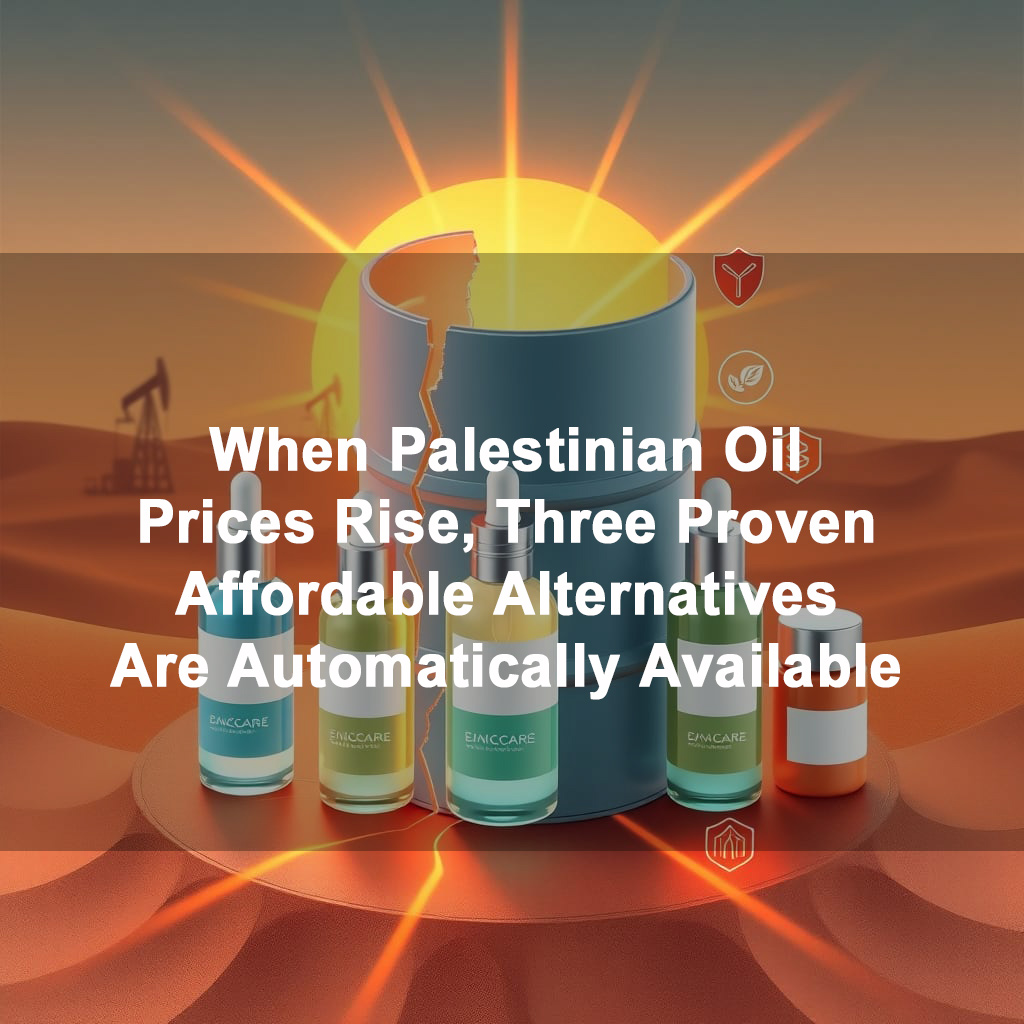 Alternative Early Warning System: When Palestinian Oil Prices Rise, Three Proven Affordable Alternatives Are Automatically Available