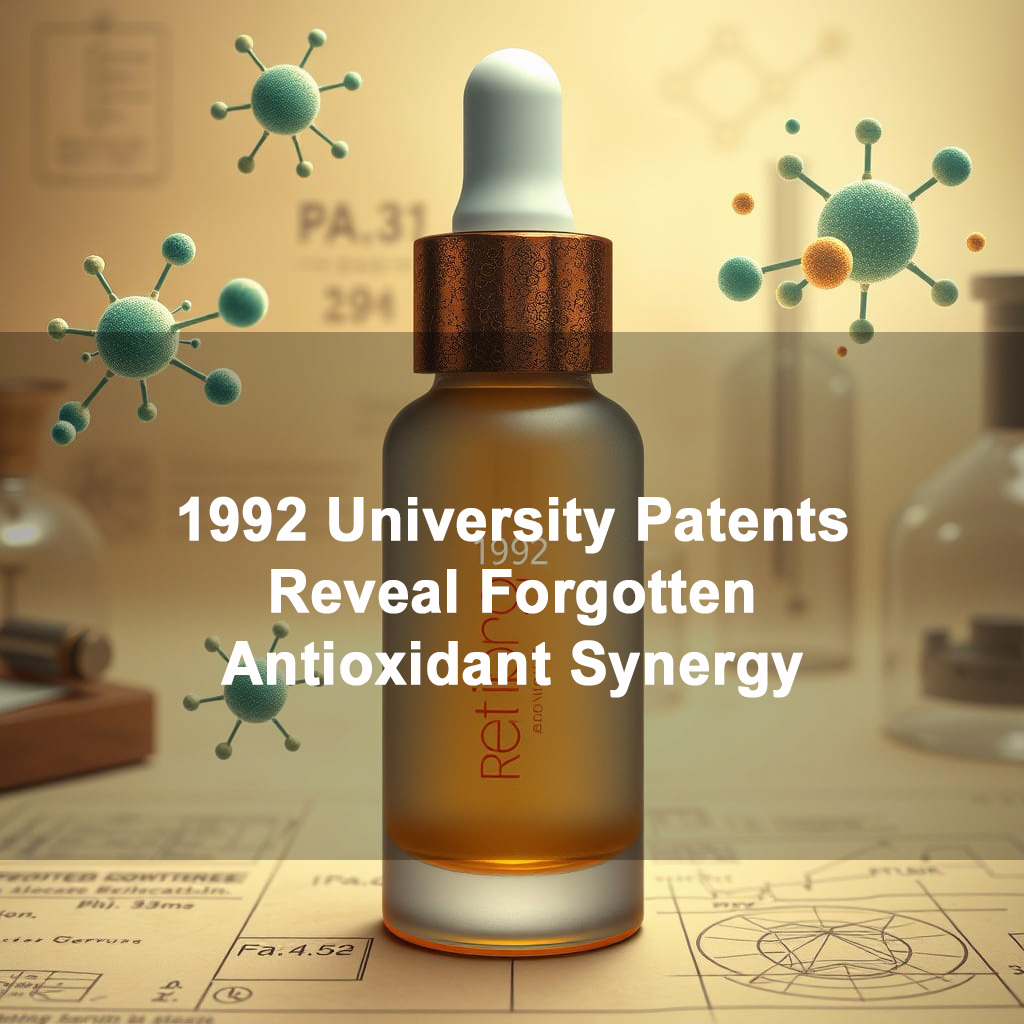 Retinol Stabilization Breakthrough: 1992 University Patents Reveal Forgotten Antioxidant Synergy