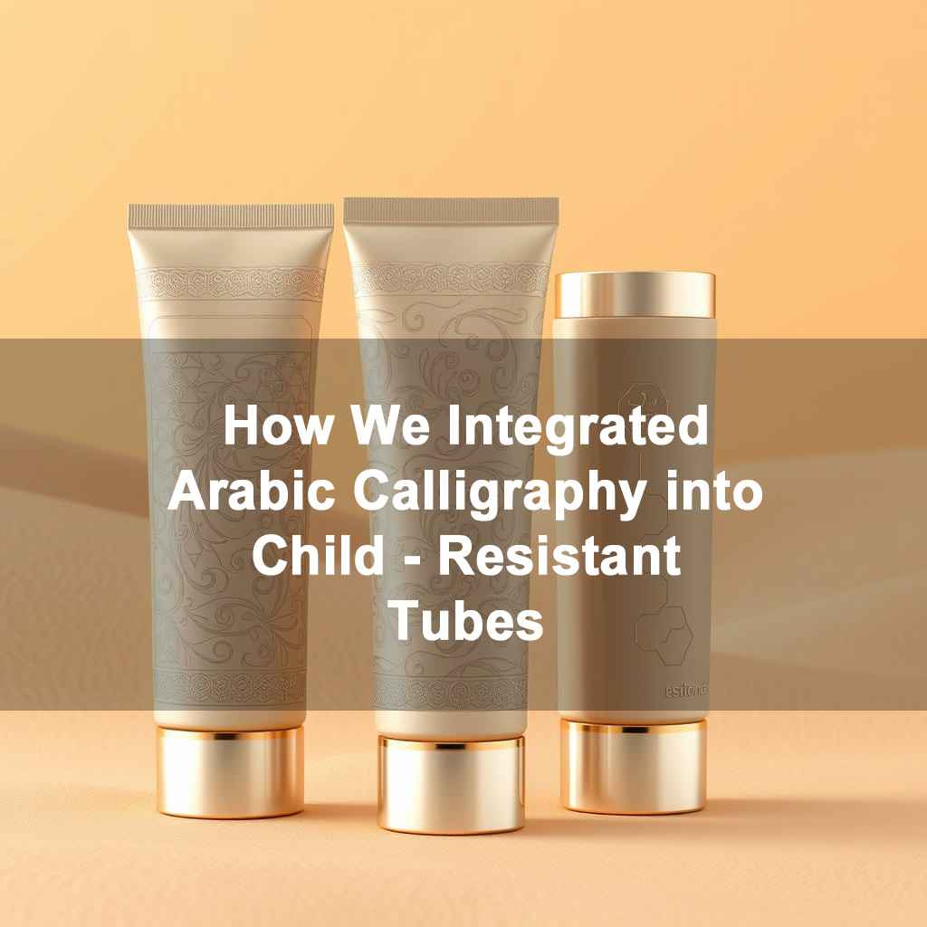 Cultural Capital in Packaging: How We Integrated Arabic Calligraphy into Child - Resistant Tubes