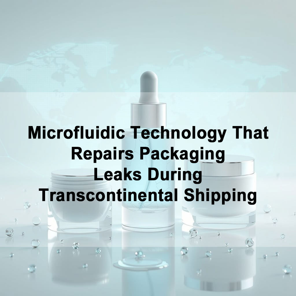 Self - Healing Capsules: Microfluidic Technology That Repairs Packaging Leaks During Transcontinental Shipping