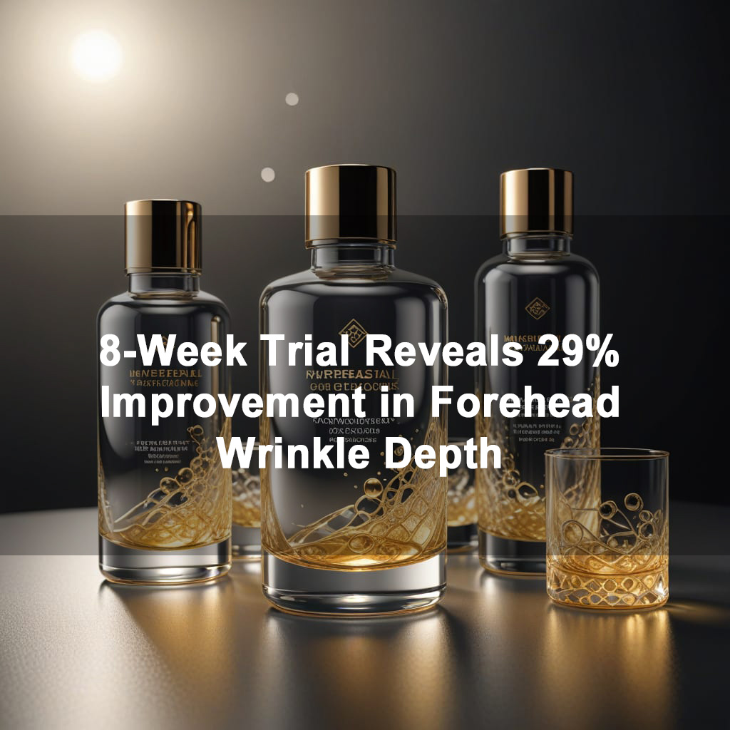 Collagen Tri-Peptide Blend: 8-Week Trial Reveals 29% Improvement in Forehead Wrinkle Depth