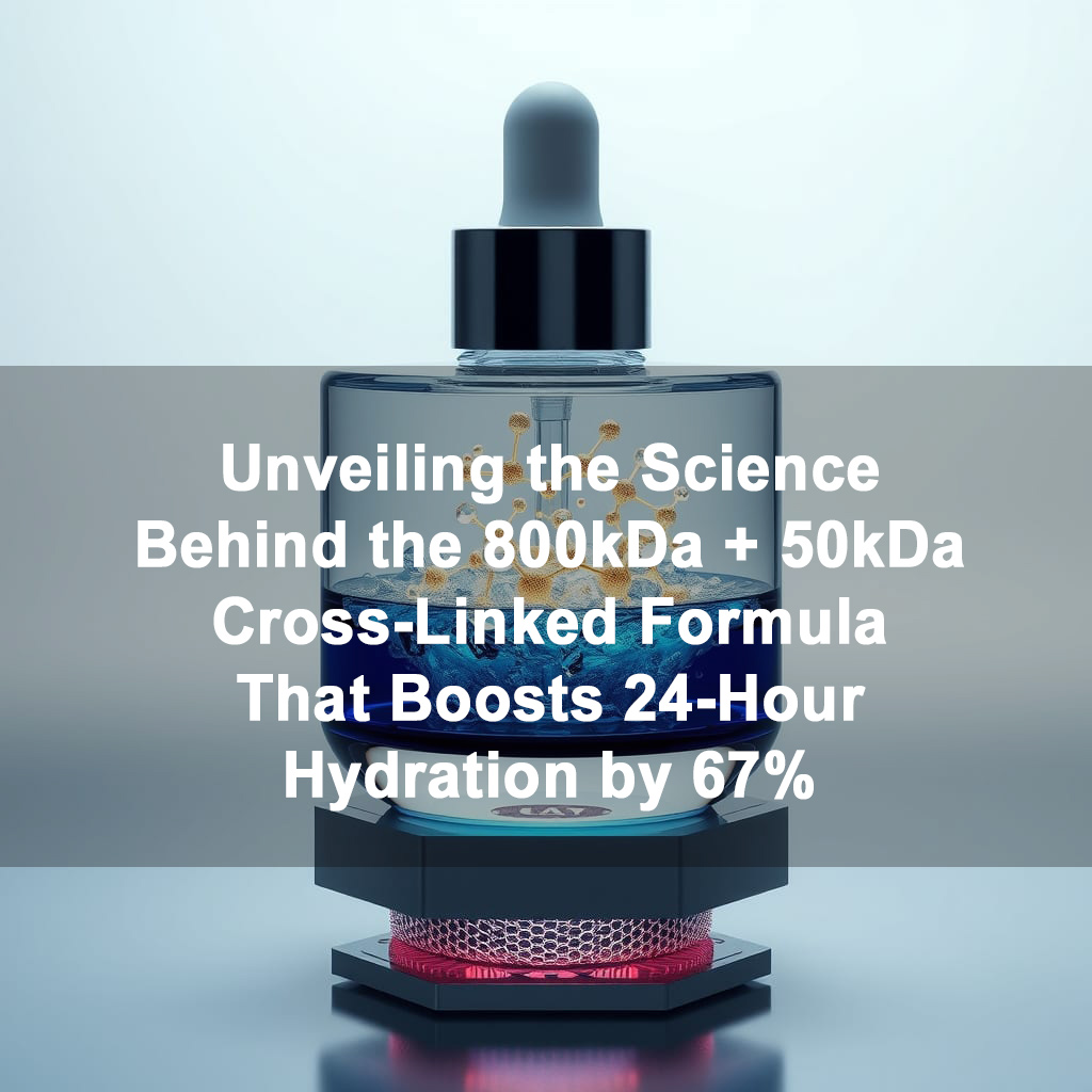 Hyaluronic Acid 3D Layering: Unveiling the Science Behind the 800kDa + 50kDa Cross-Linked Formula That Boosts 24-Hour Hydration by 67%