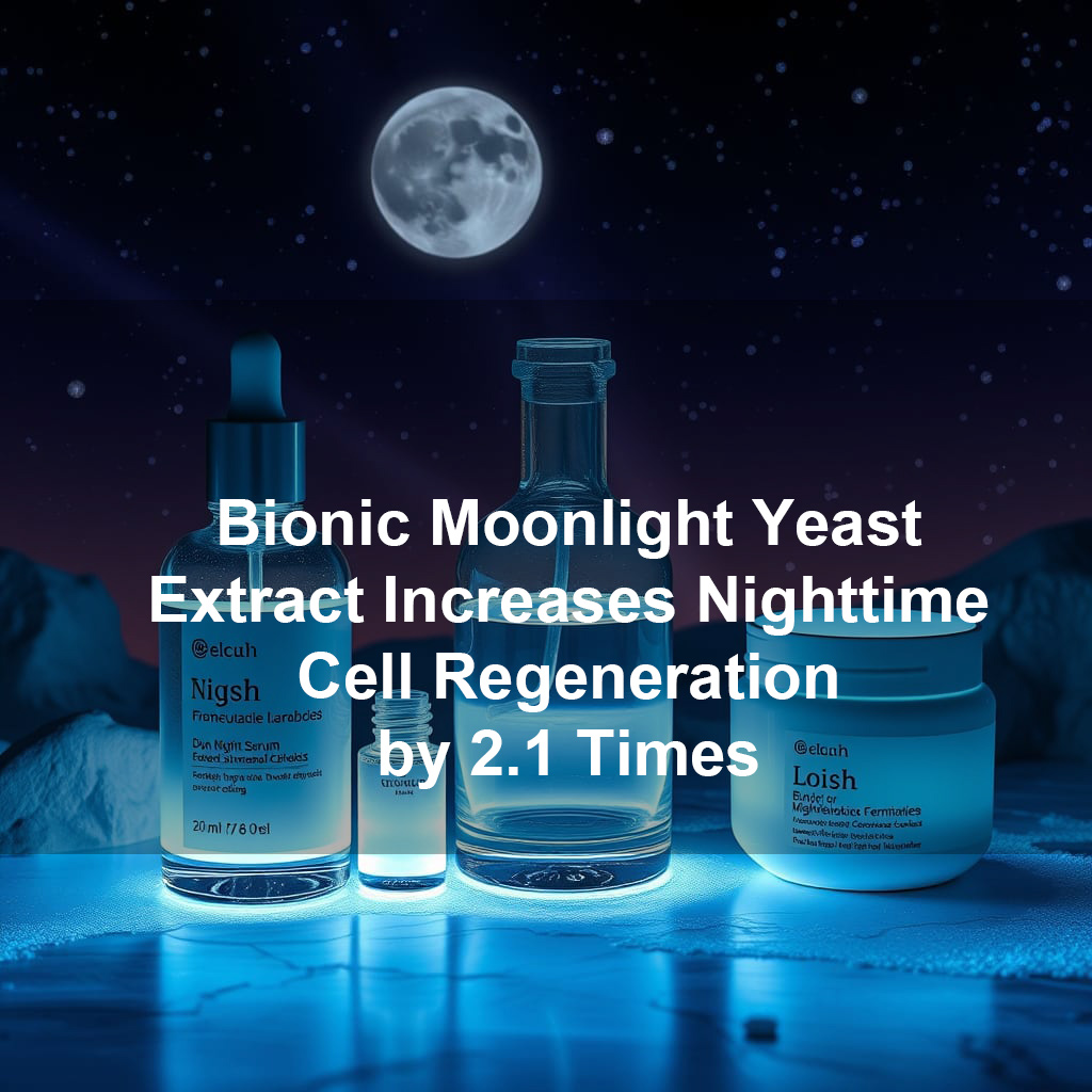 Circadian Rhythm Repair: Bionic Moonlight Yeast Extract Increases Nighttime Cell Regeneration by 2.1 Times