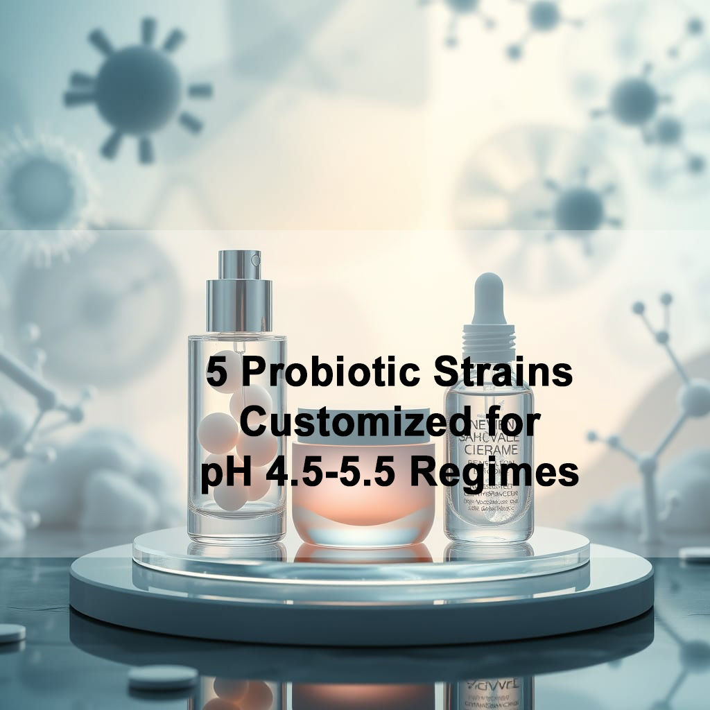 Skin Microbiome Balancing: 5 Probiotic Strains Customized for pH 4.5-5.5 Regimes