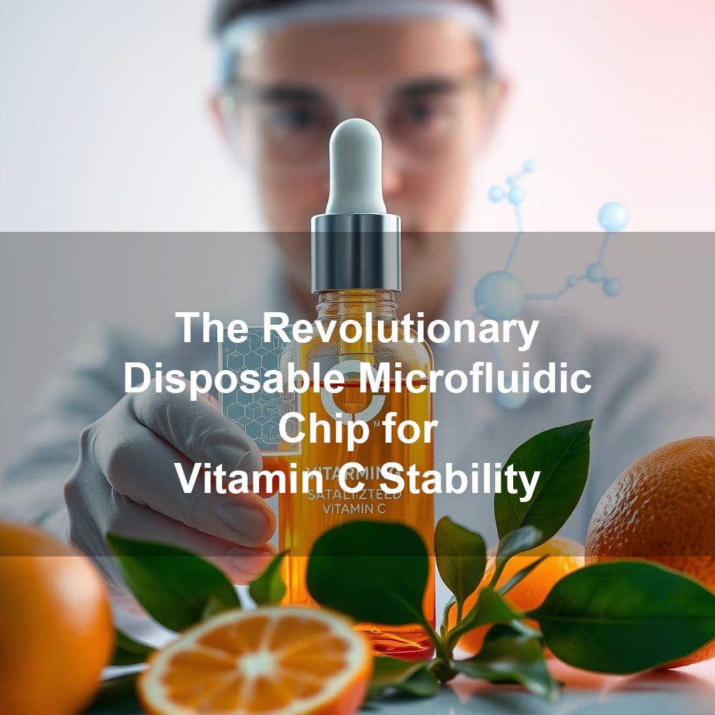 Unlocking Precision and Preservation: The Revolutionary Disposable Microfluidic Chip for Vitamin C Stability