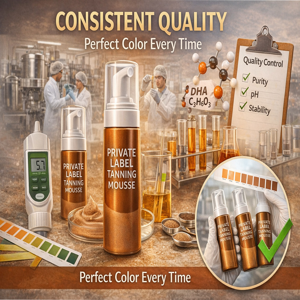 The Ultimate Guide to Achieving Flawless, Consistent Color in Every Batch of Your Private Label Tanning Mousse